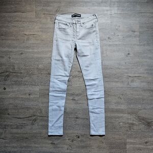 Express Legging Mid Rise Jeans Gray Size 0R